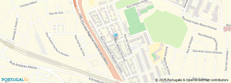 Mapa de Rua Albino Sousa Cruz