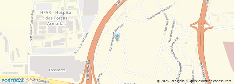 Mapa de Rua Aldo Moro