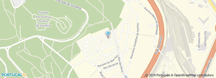 Mapa de Rua Alexandre de Gusmão