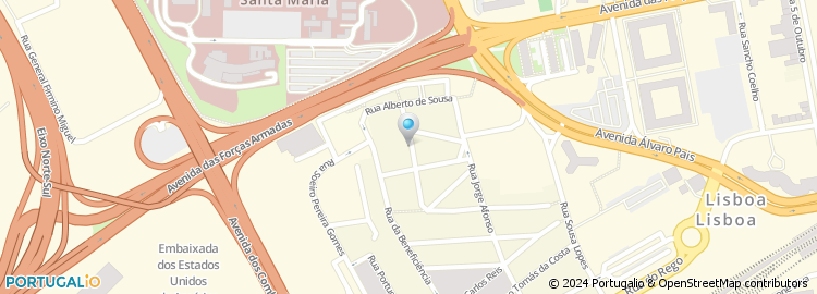 Mapa de Rua Alfredo Roque Gameiro