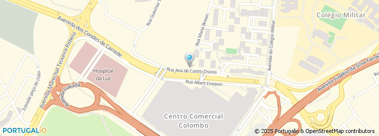 Mapa de Rua Ana de Castro Osório