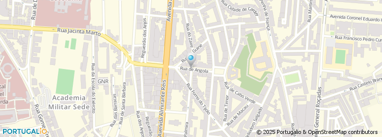 Mapa de Rua Angola
