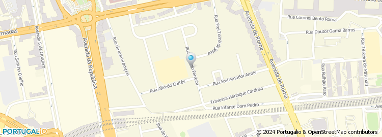 Mapa de Rua António Ferreira
