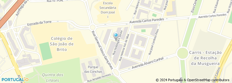 Mapa de Rua Arminda Correia