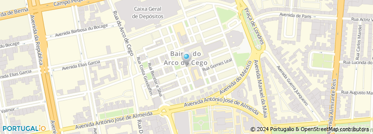 Mapa de Rua Caetano Alberto