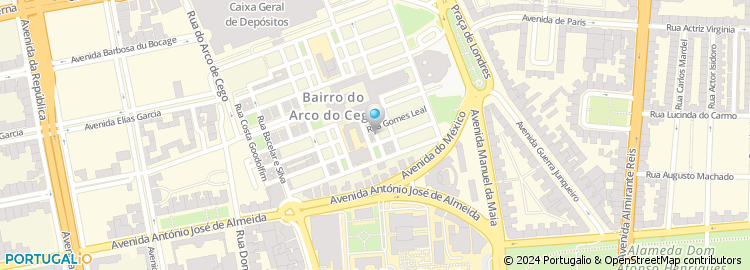 Mapa de Rua Cardoso de Oliveira