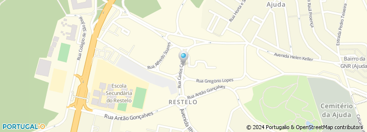 Mapa de Rua Carlos Calisto