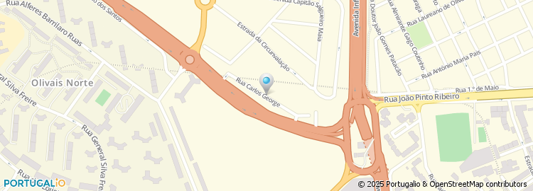 Mapa de Rua Carlos George