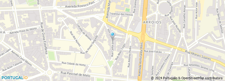 Mapa de Rua Carlos José Barreiros