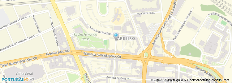 Mapa de Rua Cervantes
