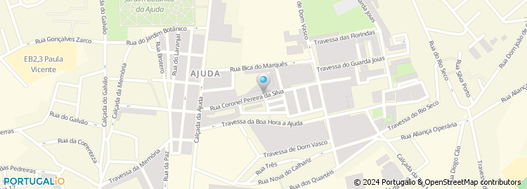Mapa de Rua Coronel Pereira da Silva