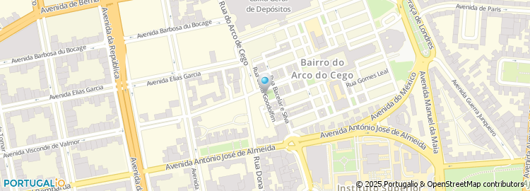 Mapa de Rua Costa Goodolfim