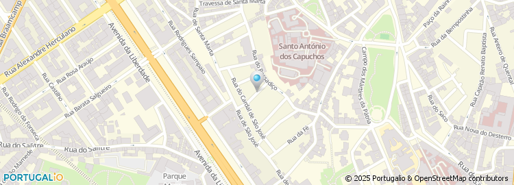 Mapa de Rua da Caridade