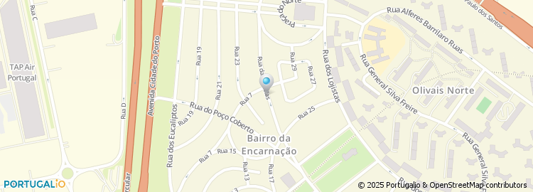 Mapa de Rua das Escolas