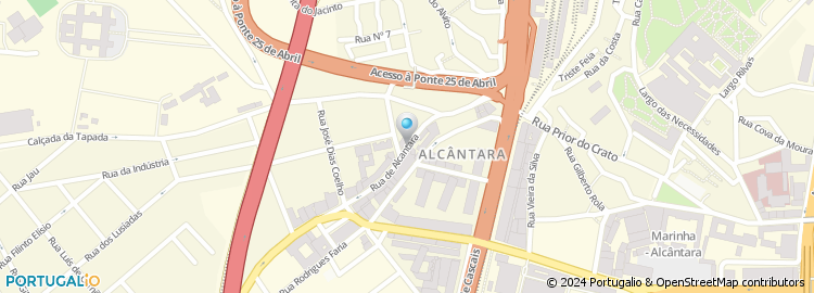 Mapa de Rua de Alcântara