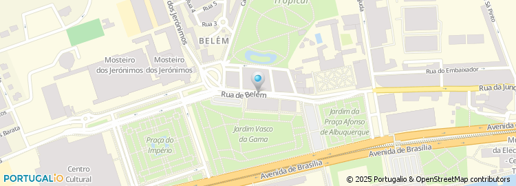 Mapa de Rua de Belém