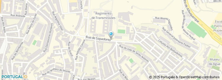 Mapa de Rua de Sapadores