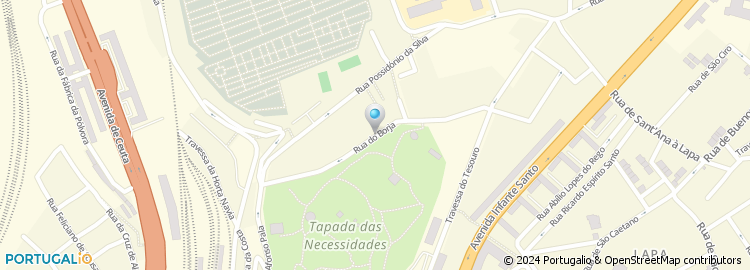 Mapa de Rua do Borja