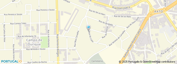 Mapa de Rua do Cabo