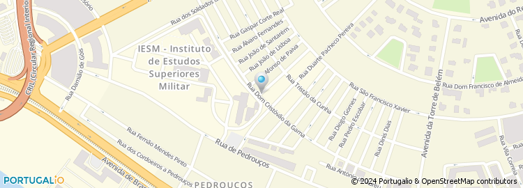 Mapa de Rua Dom Cristóvão da Gama