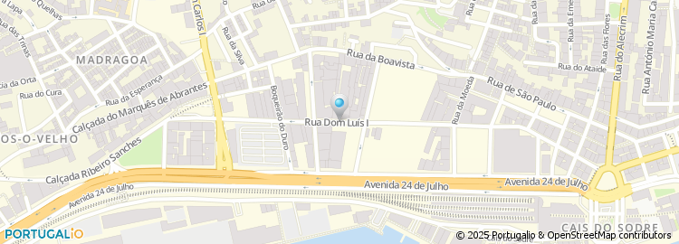 Mapa de Rua Dom Luís i