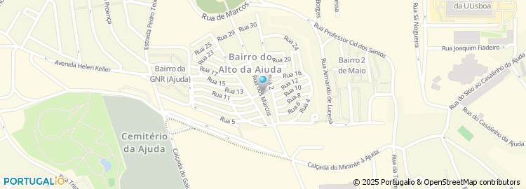 Mapa de Rua dos Marcos