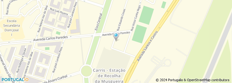 Mapa de Rua Eduardo Covas