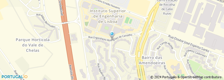 Mapa de Rua Engenheiro Rodrigues de Carvalho
