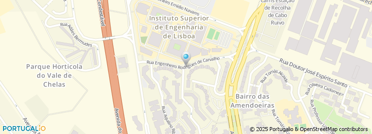 Mapa de Rua Engenheiro Rodrigues de Carvalho