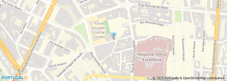 Mapa de Rua Escola de Medicina Veterinária