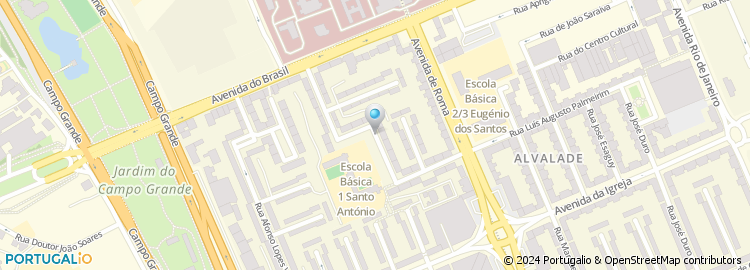 Mapa de Rua Eugénio de Castro