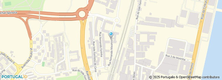 Mapa de Rua Fernando Maurício