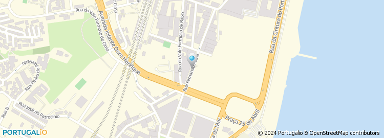 Mapa de Rua Fernando Palha