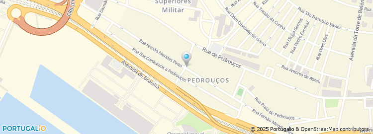 Mapa de Rua Fernão Mendes Pinto