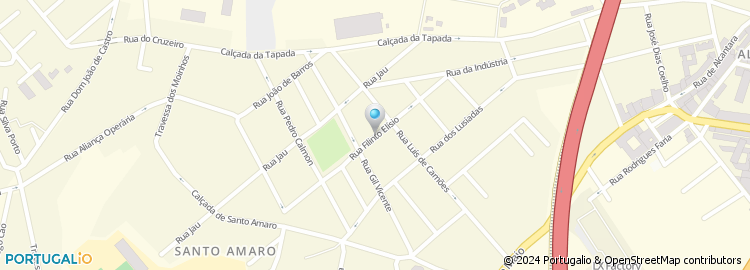 Mapa de Rua Filinto Elísio
