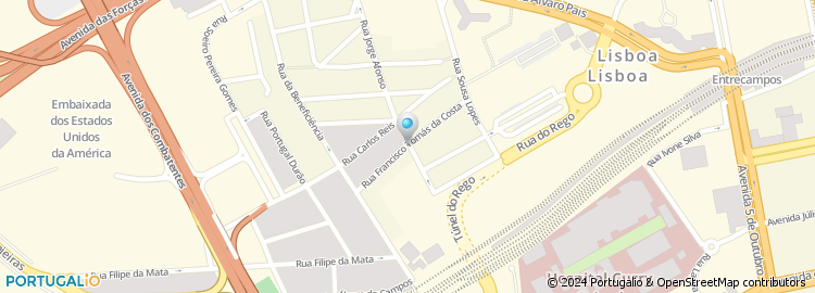 Mapa de Rua Francisco Tomás da Costa