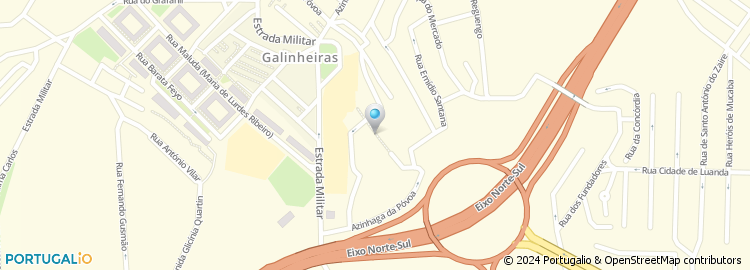 Mapa de Rua General França Borges