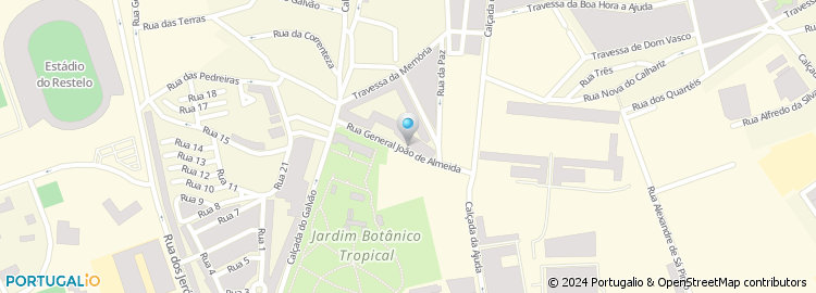 Mapa de Rua General João de Almeida