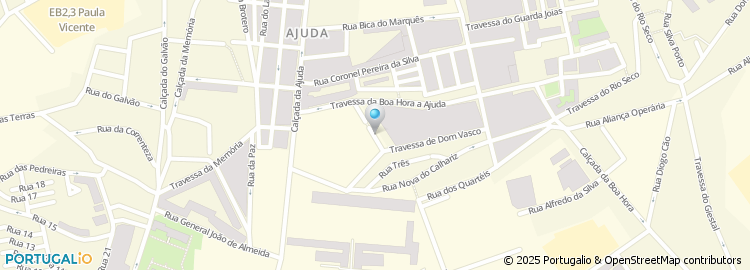 Mapa de Rua General José Paulo Fernandes