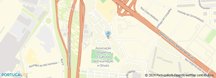 Mapa de Rua João de Castro Osório