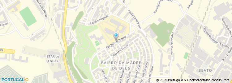 Mapa de Rua José Bateira