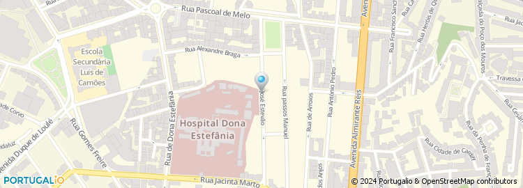Mapa de Rua José Estêvão