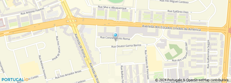 Mapa de Rua José Pinheiro de Melo