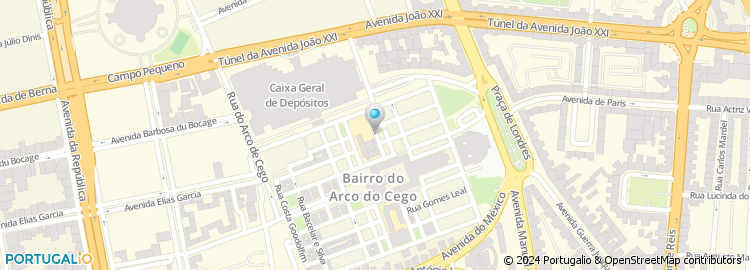 Mapa de Rua José Sarmento