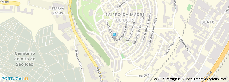 Mapa de Rua Luís Cadote