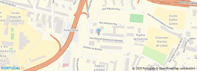 Mapa de Rua Manuel Ferreira de Andrade