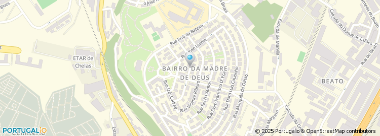 Mapa de Rua Manuel José da Silva