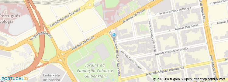 Mapa de Rua Marquês de Sá da Bandeira