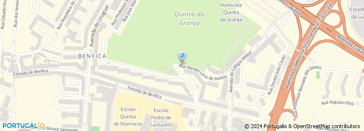 Mapa de Rua Mestre Lima de Freitas