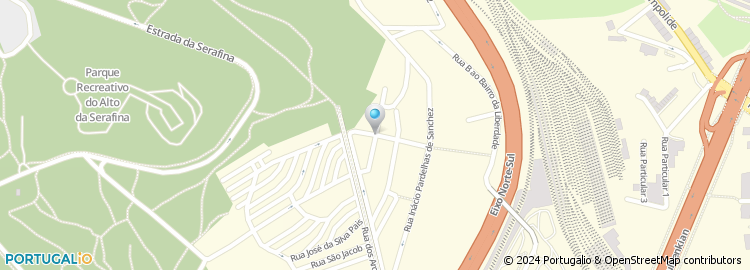 Mapa de Rua Miguel Ângelo de Blasco